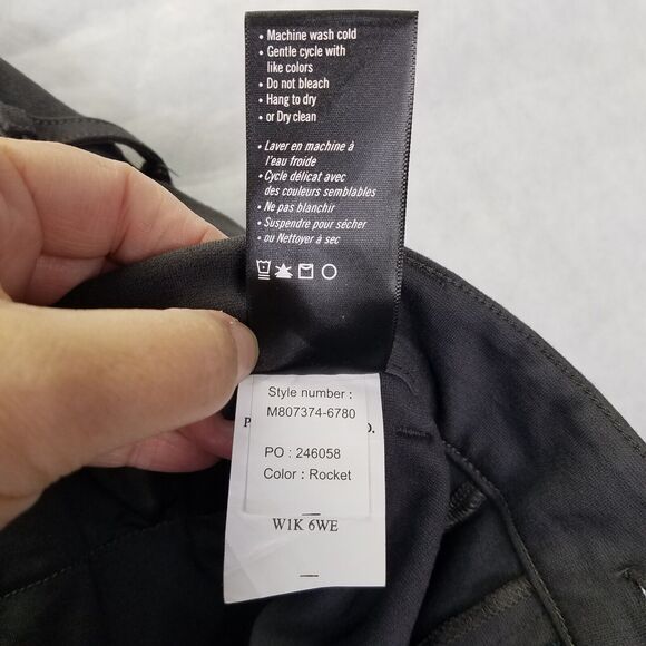 Paige Stafford Transcend Knit Pants Men's 34x28 Gray Stretch Straight Leg - Picture 16 of 16